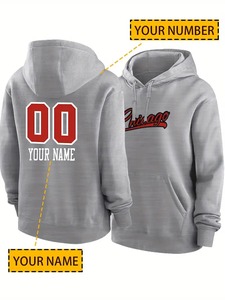เสื้อสเวตเตอร์มีฮู้ดของผู้ชายเสื้อสเวตเตอร์ออกแบบได้ตามที่ต้องการลายพิมพ์ดิจิทัลเพิ่มข้อความและโลโก้ของคุณสำหรับฤดูหนาว - Product Image 5