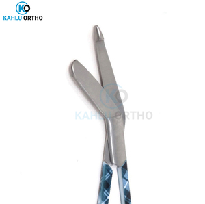 Meilleur fournisseur orthopédique KAHLU Taux d'usine Ciseaux à bandage chirurgical de haute qualité Faites votre propre source d'alimentation manuelle - Product Image 6