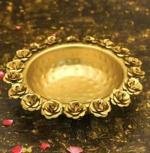 Nouveauté Bol décoratif en métal aluminium pour décoration de maison, cuisine et mariage pour centre de table - Product Image 3