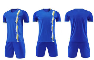 Uniformes de football de sports d'équipe à séchage rapide personnalisés de haute qualité Kits de football vert Ensembles de vêtements de football - Product Image 6