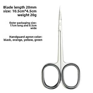 Ciseaux à cuticules de qualité supérieure en gros, étiquette privée, ciseaux à manucure incurvés extra-affûtés - Product Image 5