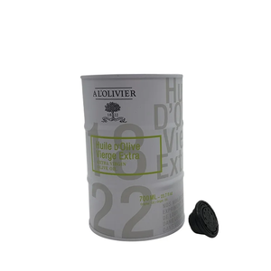 Boîte en fer blanc personnalisable mate de 750 ml pour huile d'olive extra vierge, emballage alimentaire vide pour huile de cuisson avec impression offset - Product Image 2
