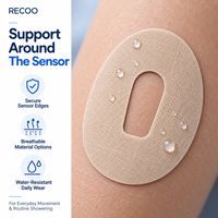 Patch adhésif imperméable et respirant RECOO pour capteur de surveillance continue du glucose (CGM) – Marque privée OEM