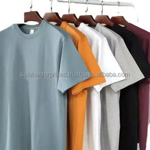 Camiseta de Algodón Ligera para Hombre de Alta Calidad, 200 GSM, Suave, Cómoda, Transpirable, Informal, de Verano, Fabricante y Proveedor OEM al por Mayor - Product Image 3