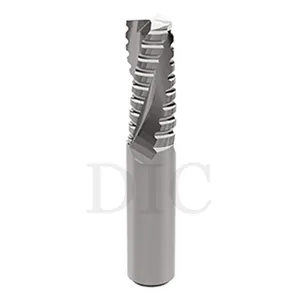 Customized Solid Carbide Chip Breaker Spiral Bits For CNC Machines Spiral Router Bits