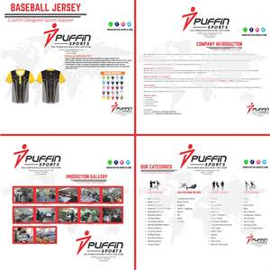 Ensemble d'uniformes de baseball personnalisables imprimés par sublimation, logo d'équipe, design gratuit, respirant, col en V, 100% polyester, chemise boutonnée - Product Image 6