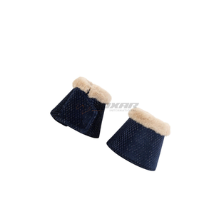Botas de Protección para Caballos con Forro de Peluche, Duraderas, Cómodas, para Entrenamiento, Botas de PU de Alta Calidad para Montar a Caballo - Product Image 3