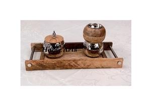 Vajilla de madera de diseño estándar Mabkhar, tamaño y forma personalizados, quemador de incienso Bakhoor a un precio asequible - Product Image 5