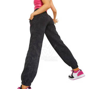 Bajo Moq Cómodo Transpirable A prueba de viento Lavado ácido Pantalones Ligero Mujeres Lavado ácido Pantalones - Product Image 2