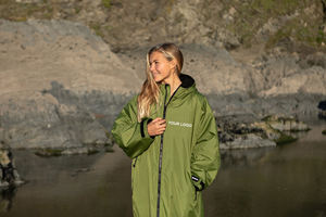 High Quality Long Sleeve Hooded Beach <b>Change</b> <b>Robe</b> Warm <b>Waterproof</b> Printed Gym and Travel Use for Adult Pool and Swim <b>Robes</b> - Product Image 5