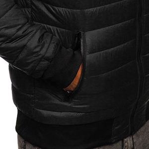 Veste d'hiver matelassée en duvet de canard à capuche, veste zippée personnalisée, vêtements d'extérieur, veste matelassée - Product Image 5