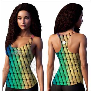 Camiseta sin mangas de mujer de talla grande con diseño único, camiseta sin mangas de mujer al por mayor, camiseta sin mangas de mujer sostenible a la venta - Product Image 4