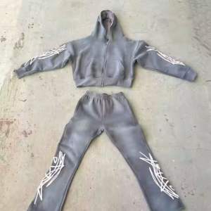 Chándales de Hombre de Alta Calidad con Lavado Ácido, Color Sólido, Precio Bajo, Invierno, Personalizados, Transpirables, en Venta - Product Image 2