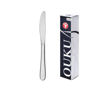 Couteau de table Mr.Spoon Series Classic Style 227 mm en acier inoxydable 13/0, compatible lave-vaisselle, manche monobloc résistant à la corrosion et à l'usure - Product Image 1