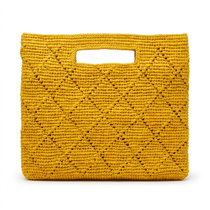 Woven Raffia <b>Straw</b> Casual <b>Tote</b> <b>Bag</b> Women Beach Handbag Open Top Large Capacity Summer Shoulder <b>Bag</b> - Product Image 1
