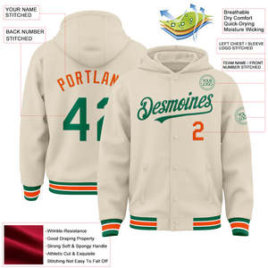 Hooded <b>Varsity</b> <b>Jacket</b> <b>Men</b> High School Letterman <b>Bomber</b> Style Hoodie Baseball <b>Jackets</b> for <b>Men</b> - Product Image 2