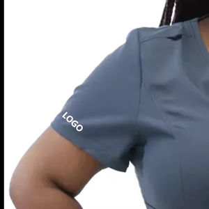 Uniformes Médicos de Enfermería con Bolsillos, Nuevos Diseños en Oferta / Uniformes de Hospital de Fábrica al por Mayor - Product Image 5