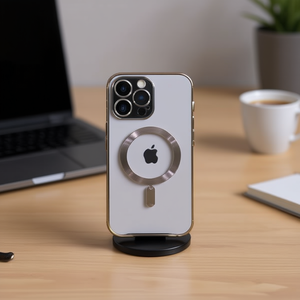 Étui en aluminium métallisé électro-plaqué DAM pour 14 avec support magnétique - Product Image 1