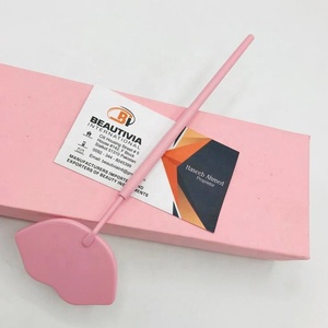 Couleur rose de miroir de cils d'acier inoxydable en forme de lèvre professionnelle pour l'utilisation d'extension de cils - Product Image 6