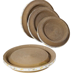 Accesorios Ecológicos para Mascotas, Rascador para Gatos de Cartón, Tabla de Rascar de Papel Reciclado, OEM Vietnam - Product Image 1