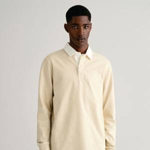 "Camiseta Polo de rugby de manga larga para hombre de alta calidad: cómoda, elegante y perfecta para ropa informal y actividades deportivas" - Product Image 2