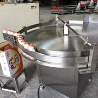 Table rotative à accumulation réglable à 360 degrés, en acier inoxydable électrique, nouvelle table de tri ronde pour ligne d'emballage