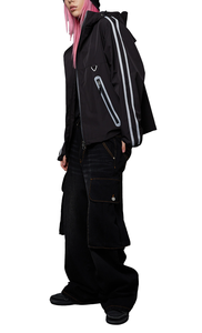 Coupe-vent imperméable unisexe grande taille avec logo personnalisé 2026, col montant zippé, teinté, pour randonnée en extérieur – Qualité supérieure - Product Image 5