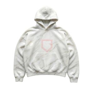 Sweat à capuche en molleton de coton lourd à imprimé graphique, style vintage, pull personnalisé, streetwear - Product Image 4