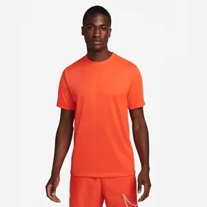 Мужская оранжевая футболка для фитнеса, однотонная 100% из полиэстера, Непринужденная стандартная футболка в рубчик, мягкая гладкая трикотажная ткань