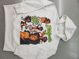 Sudadera con Capucha Corta Personalizada para Hombre, 320 g/m², Corte Cuadrado, 100% Algodón, Forro Polar, Bordada, Secado Rápido, Talla Grande - Product Image 2