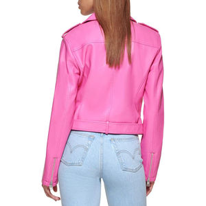 Chaquetas de Cuero para Mujer, con Tela Satinada, Impermeables y Resistentes al Viento, Manga Larga para Invierno - Product Image 5