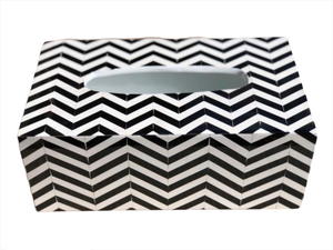 Boîte à mouchoirs en bois incrusté d'os de haute qualité faite à la main directement d'Inde Décoration intérieure de style ethnique personnalisable - Product Image 6