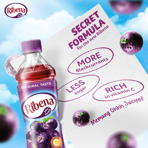 [Producto principal] Bebida favorita de Malasia desde 1938 Bebida de fruta de grosella negra Ribena 450mL - Product Image 6