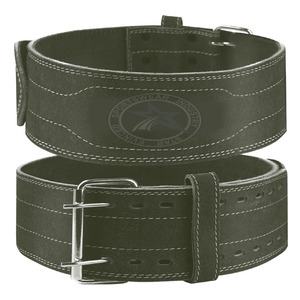 Cinturón de cuero de piel de vaca profesional resistente de talla grande ajustable antideslizante para levantamiento de pesas logotipo personalizado protección profesional - Product Image 1