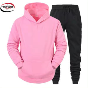 Haute qualité hommes formation Fitness survêtement personnalisé deux pièces ensemble respirant Jogging costume à capuche imprimé Logo grandes tailles - Product Image 4