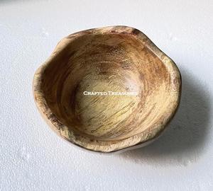 Nouveauté, bols en bois au design personnalisé, bols de service en bois d'acacia massif, fournisseur de bols décoratifs et de soupes à salade pour hôtels et restaurants - Product Image 2