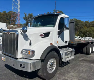 Durable 2021 For-Peterbilt 567 Used <b>Flatbed</b> <b>Truck</b> - Manual Ready To Export Worldwide - Product Image 2
