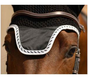 Voile de cheval en forme de mouche, Bonnet, filet d'oreille, Crochet, Logo personnalisé, produit pour cheval, voile - Product Image 4