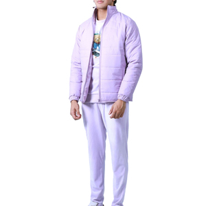 Blouson matelassé pour homme de haute qualité, bleu brillant, surdimensionné, blouson matelassé personnalisé, duvet de bulle d'hiver avec une longueur longue pour homme - Product Image 3