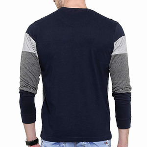 Camisetas de Manga Larga Tejidas para Hombre al por Mayor, Diseño Personalizado, Ropa Casual, Servicio OEM, Alta Calidad, 100% Algodón, Secado Rápido, Transpirable - Product Image 2