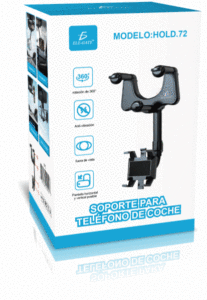 Supporto Universale per Telefono Auto Girevole a 360° e Regolabile, Retrattile, Realizzato in Plastica Resistente - Product Image 3