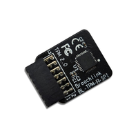 Module de sécurité ASROCK Module de plate-forme de confiance 14 broches SPI TPM 2.0 Puce ASROCK Tpm 2.0 Module pour PC mise à niveau vers Windows11