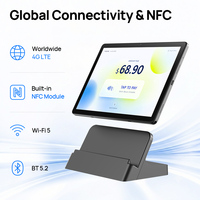 Tablette NFC 10,1 pouces avec station de charge, MTK G80, Android 16, certifiée GMS, 4G LTE, GPS, tablette OEM ODM, station d'accueil de bureau, tablette PC