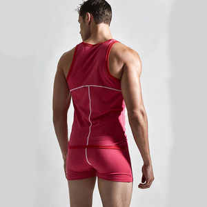 Singulet de lutte personnalisé à séchage rapide pour hommes boxe entraînement entraînement lutte Singlet coupe basse - Product Image 5