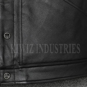 2024 Leather Custom <b>Waistcoat</b> Whole Sale Rate <b>Men</b> Leather Vest Top Quality Whole Sale Rate - Product Image 5