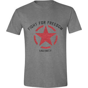 Camiseta Extra Grande de Call of Duty WWII con Estampado 3D, Tela Jersey de 300 Gramos, Etiqueta Personalizada, Serigrafía - Product Image 1