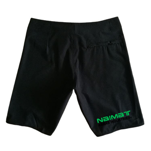 Pantalones cortos informales sueltos de lona 100% algodón/100% poliéster para hombre al por mayor, ecológicos, 425G, Color pesado personalizado - Product Image 2