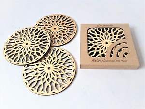 Modern Eco-Friendly 3.75 Sublimation Hardboard Mdf Squarestone Custom <b>Coaster</b> With <b>Cork</b> Back <b>Coaster</b> - Product Image 3