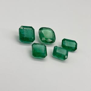 Piedra Preciosa de Esmeralda Verde Zambia, Corte Octogonal, 26 TCW, Facetada, Suelta, para Joyería, Envío Gratis al Mejor Precio - Product Image 2