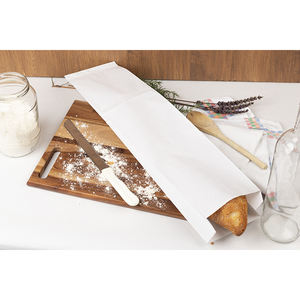 Sacchetti per alimenti bianchi 7x50 cm in carta professionale, 1000 pezzi, B2B - Product Image 1